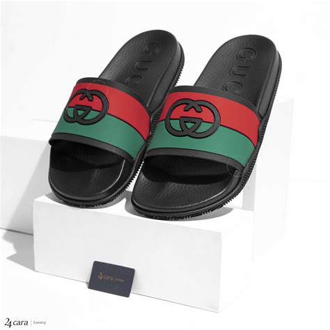 sandale gucci homme 2019|Men's slide sandal with Interlocking G .